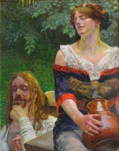 Chrystus i Samarytanka, J. Malczewski