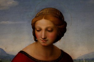 Madonna na łące (fragment), Rafael Santi